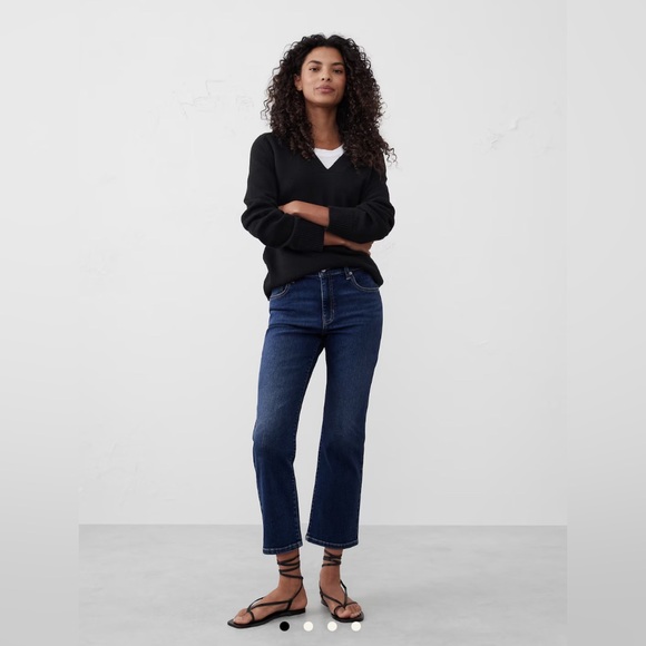 Banana Republic Denim - NWT BANANA REPUBLIC High Rise Bootcut Cropped Jeans 30 Long